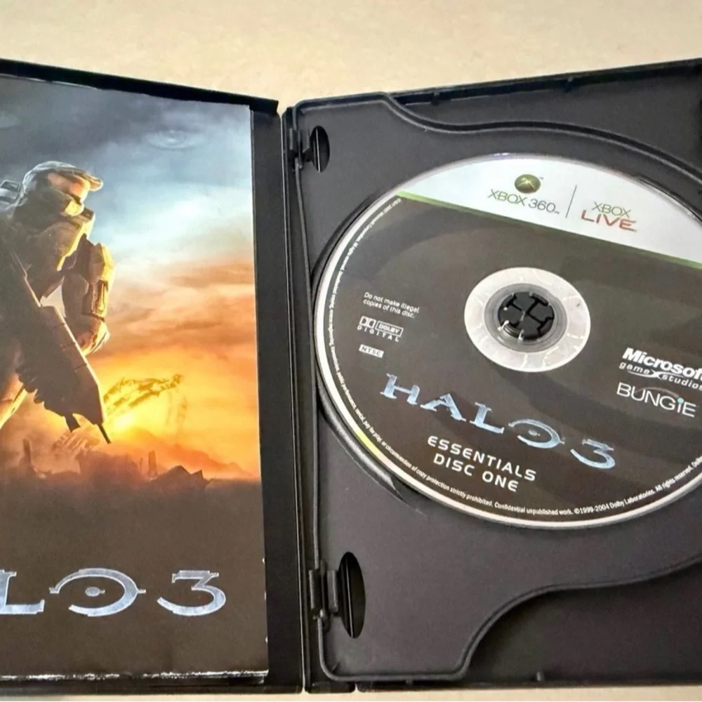 Halo 3 Essentials Special 2 Disc Edition Xbox 360 Complete with Manual & Poster